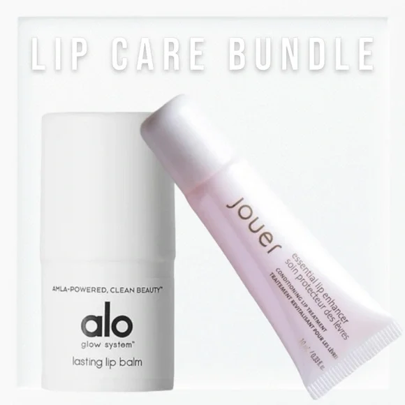 NWT Alo Glow System and Jouer Lip Care Bundle - Picture 1 of 9